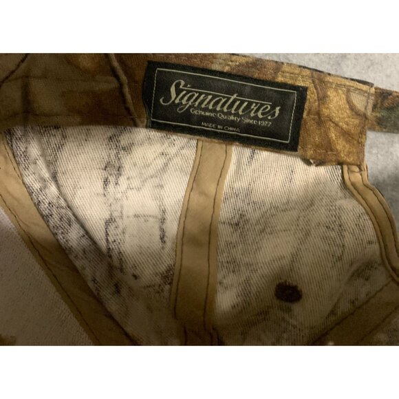 Signature Real Tree Mens Size One Size Cap Hat Camo Tan Adjustable - Picture 6 of 6